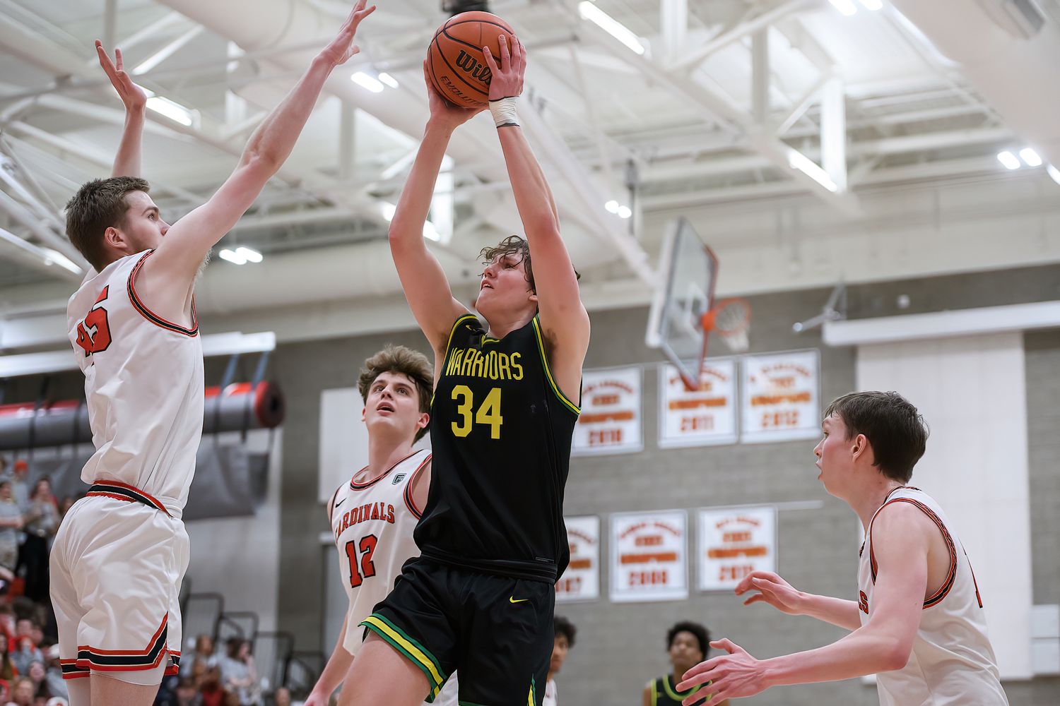 1 Lincoln vs Cleveland boys basketball 6A Oregon second round March 4 2023 Ken Waz 40